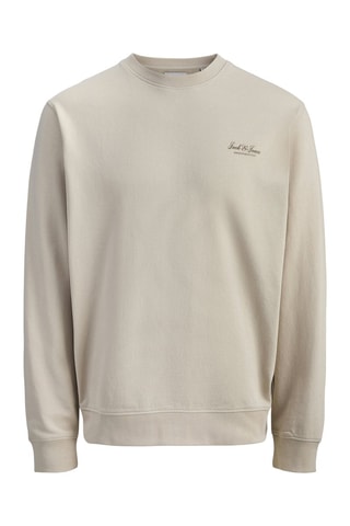 Sweat en coton biologique - Beige - Jack&Jones Junior