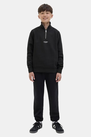 Sweat en coton biologique - Noir - Jack&Jones Junior