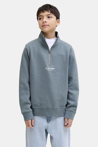 Sweat en coton biologique - Bleu clair - Jack&Jones Junior