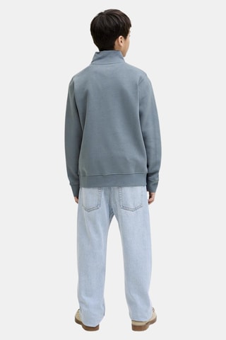 Sweat en coton biologique - Bleu clair - Jack&Jones Junior