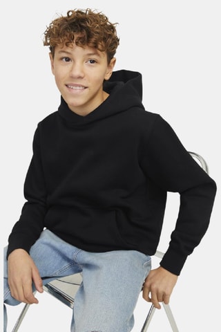Sweat à capuche - Noir - Jack&Jones Junior