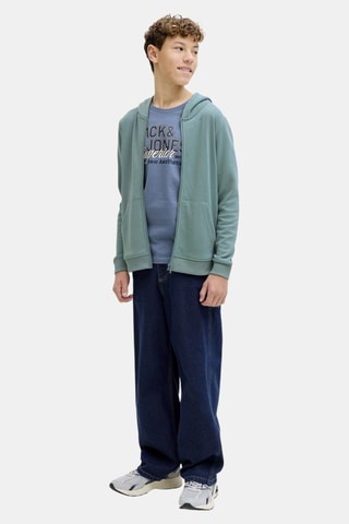 Sweat à capuche - Turquoise - Jack&Jones Junior