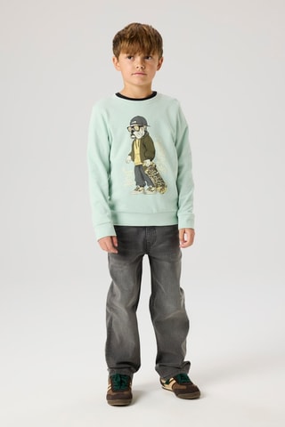 Sweat en coton biologique - Vert - Name It