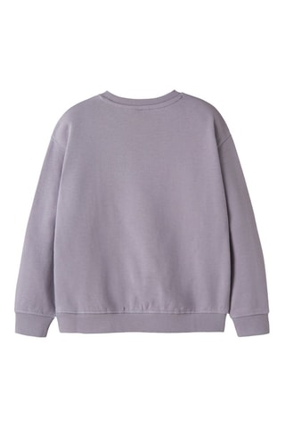 Sweat en coton biologique - Lilas - Name It