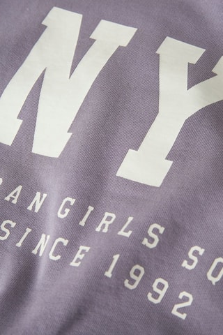 Sweat en coton biologique - Lilas - Name It