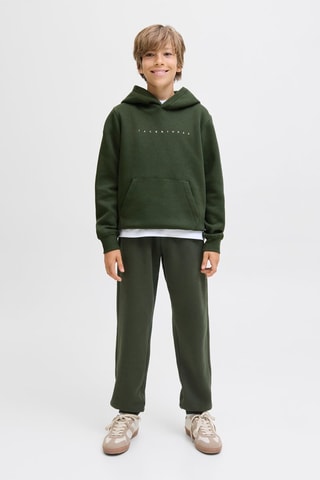 Sweat en coton biologique - Vert foncé - Jack&Jones