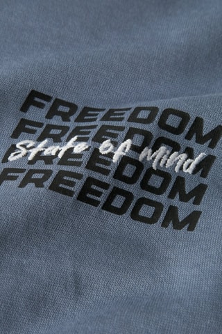 Sweat en coton biologique - Bleu - Name It