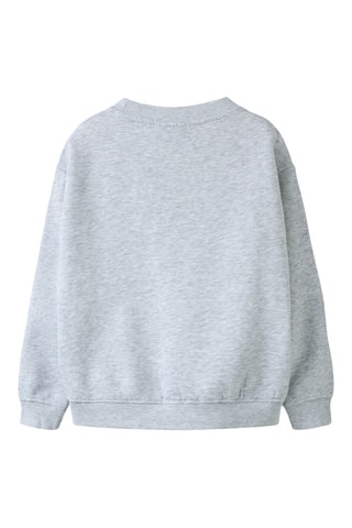 Sweat en coton biologique - Gris clair - Name It