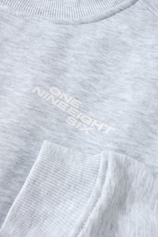 Sweat en coton biologique - Gris clair - Name It