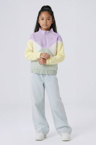 Sweat en coton biologique - Lilas - Name It