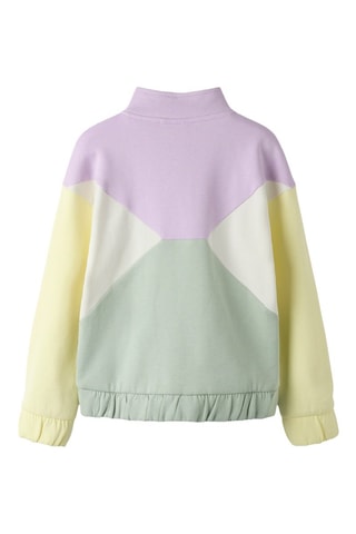 Sweat en coton biologique - Lilas - Name It