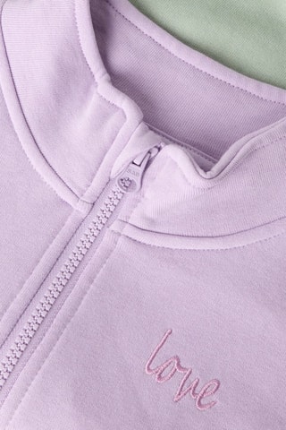 Sweat en coton biologique - Lilas - Name It