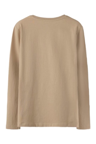 T-shirt en coton biologique - Beige - Name It