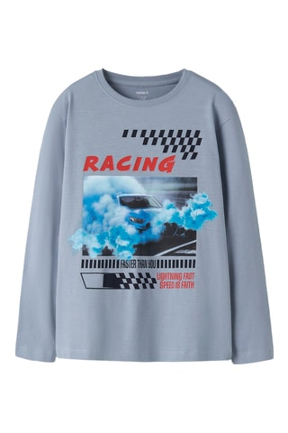 T-shirt - Bleu-gris - Name It