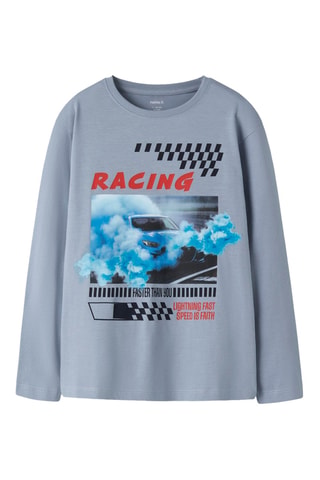 T-shirt - Bleu-gris - Name It