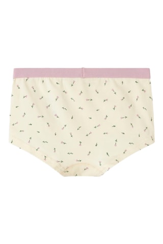 6 culottes en coton biologique - Jaune et rose - Name It
