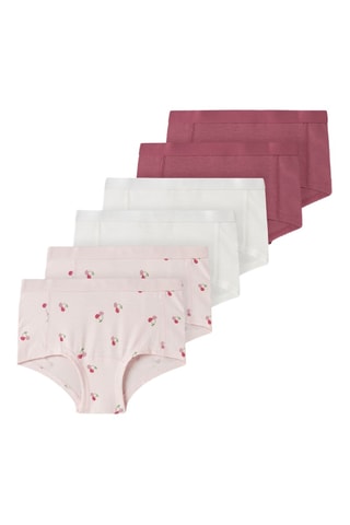 6 culottes - Mauve et blanc - Name It