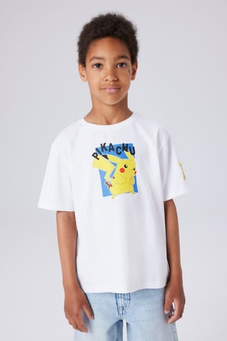 T-shirt Pikachu Pokémon - Blanc - Name It