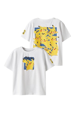 T-shirt Pikachu Pokémon - Blanc - Name It