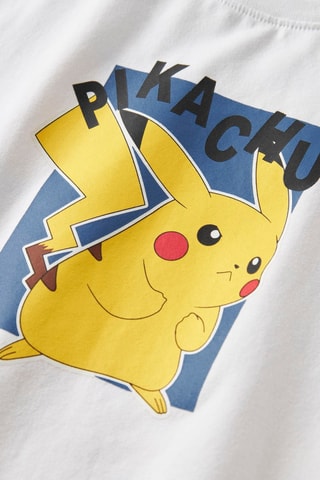 T-shirt Pikachu Pokémon - Blanc - Name It