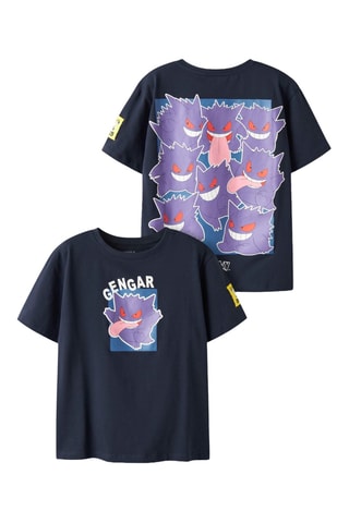 T-shirt Ectoplasma Pokémon - Bleu marine - Name It