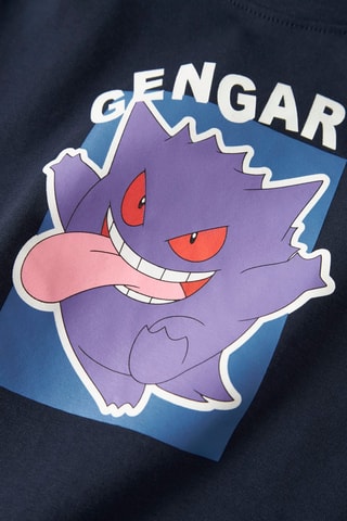 T-shirt Ectoplasma Pokémon - Bleu marine - Name It