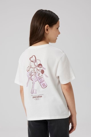 T-shirt en coton biologique - Blanc - Name It
