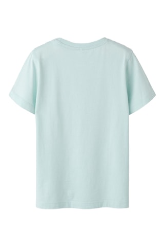 T-shirt en coton biologique - Turquoise - Name It