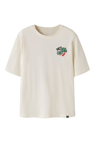 T-shirt en coton biologique - Blanc - Name It