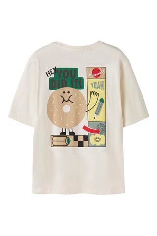 T-shirt en coton biologique - Blanc - Name It
