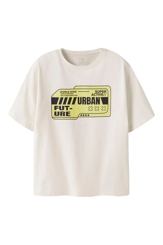 T-shirt en coton biologique - Blanc - Name It