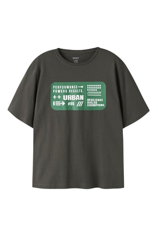 T-shirt en coton biologique - Kaki - Name It