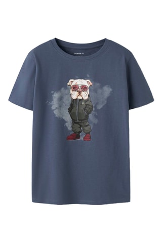 T-shirt en coton biologique - Indigo - Name It