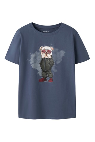 T-shirt en coton biologique - Indigo - Name It