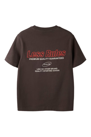 T-shirt en coton biologique - Marron - Name It