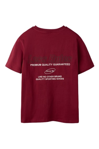 T-shirt en coton biologique - Rouge - Name It