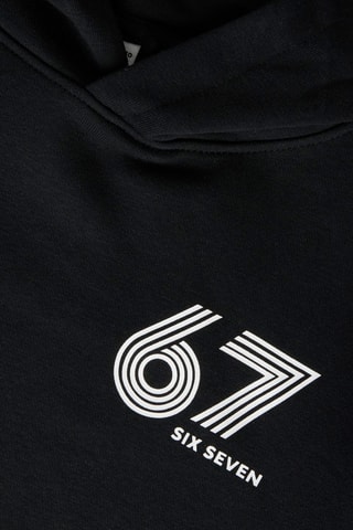 Sweat à capuche en coton biologique - Noir - Name It