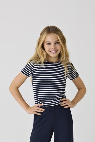 T-shirt - Bleu nuit et blanc - Kids Only