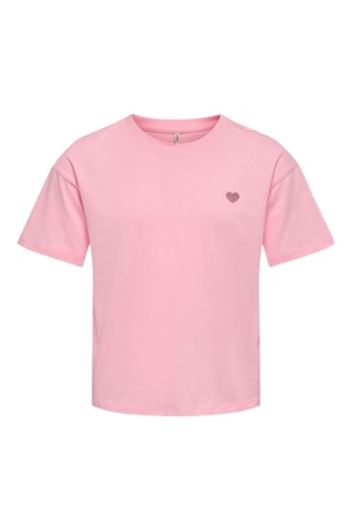 T-shirt en coton biologique - Rose - Kids Only