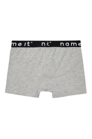 3 boxers - Gris clair chiné et bleu marine