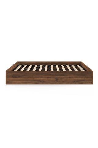 Canapé abatible con somier de nogal Malta - Cama de 140 x 190 cm