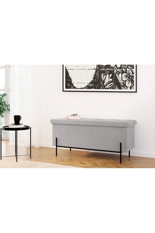 Banco con arcón - 100 x 45 x 37 cm