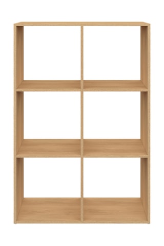 Mueble Faustine de 6 casilleros - 60 x 30 x 88 cm 