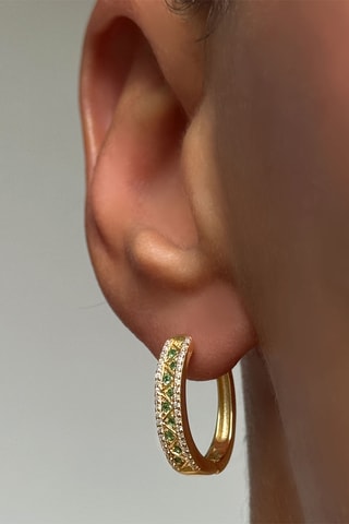 Boucles d'oreilles - Argent plaqué or jaune