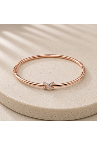Jonc - Argent plaqué or rose