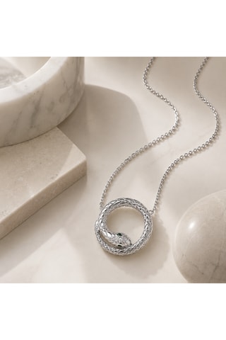 Collier - Argent et émeraudes