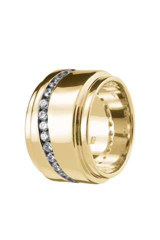 Bague - Argent plaqué or jaune