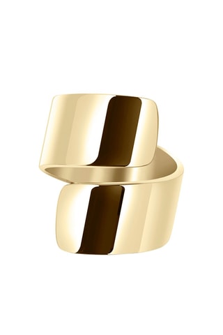 Bague - Argent plaqué or jaune