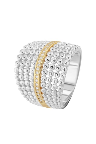 Bague - Argent plaqué or jaune