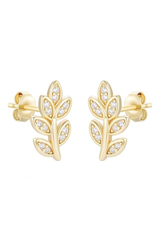 Boucles d'oreilles - Argent plaqué or jaune